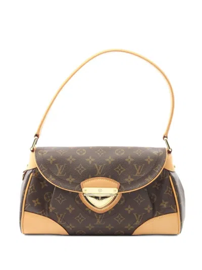 Pre-owned Louis Vuitton 2008 Beverly Mm Shoulder Bag In Brown