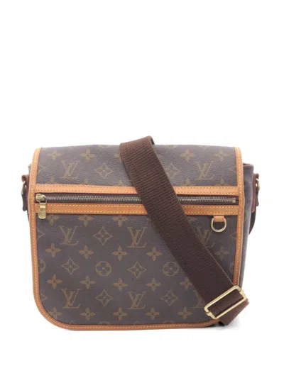 Pre-owned Louis Vuitton 2008 Bosforo Pm Monogram Shoulder Bag In Brown