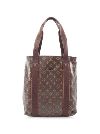 Pre-owned Louis Vuitton 2008 Cabas Bobour Monogram Tote Bag In Brown