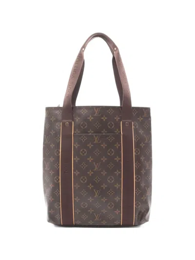 Louis Vuitton 2008 Cabas Bobur Monogram Shoulder Bag In Brown