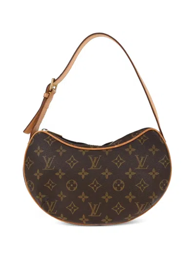 Pre-owned Louis Vuitton 2008 Croissant Monogram Tote Bag In Brown