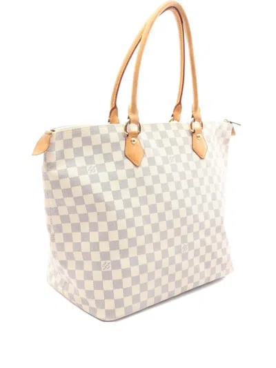 Pre-owned Louis Vuitton 2008 Damier Azur Tote Bag In Neutral