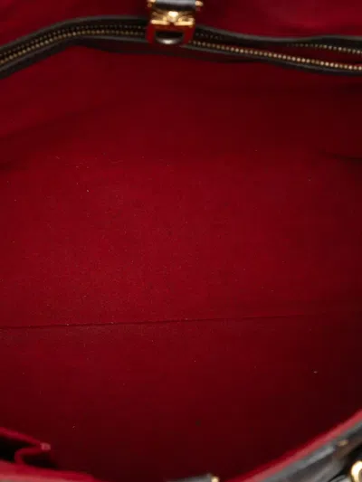 Pre-owned Louis Vuitton 2008 Damier Ebene Hampstead Mm Tote Bag In Brown