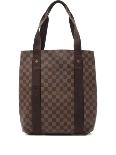 Pre-owned Louis Vuitton 2008 Damier Ebene Shoulder Bag In Brown