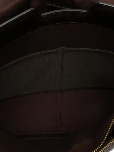 Pre-owned Louis Vuitton 2008 Damier Ebene Spencer Crossbody Bag In Brown