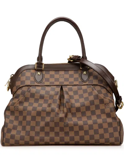 Pre-owned Louis Vuitton 2008 Damier Ebene Trevi Gm Satchel