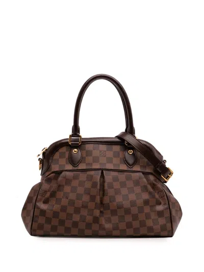 Pre-owned Louis Vuitton 2008 Damier Ebene Trevi Pm Satchel