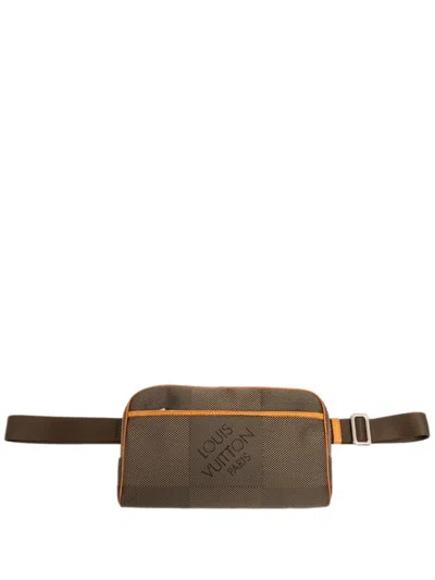 Pre-owned Louis Vuitton 2008 Damier Geant Acrobat Belt Bag In Brown