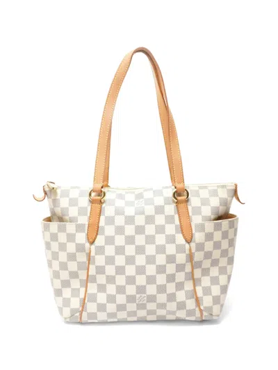 Pre-owned Louis Vuitton 2008 Damier Totally Pm Tote Bag In White