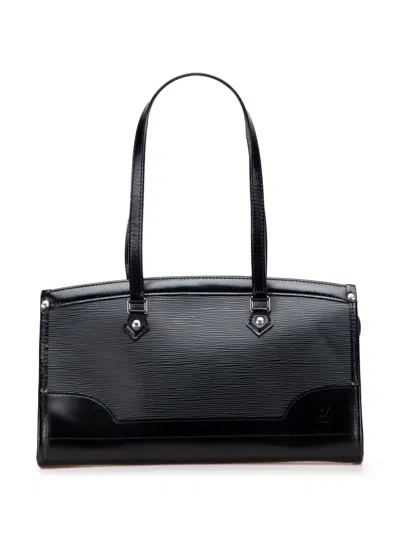 Pre-owned Louis Vuitton 2008 Epi Madeleine Pm Shoulder Bag In Black