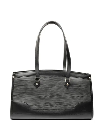 Pre-owned Louis Vuitton 2008 Epi Madeleine Pm Shoulder Bag In Black