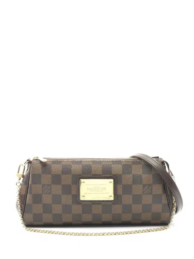 Pre-owned Louis Vuitton 2008 Eva Clutch Bag In Brown