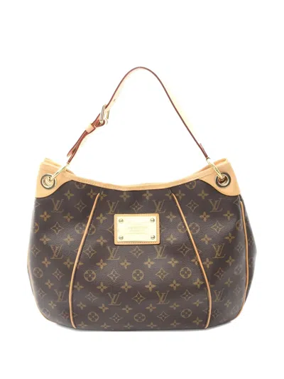 Pre-owned Louis Vuitton 2008 Galliera Monogram Shoulder Bag In Black