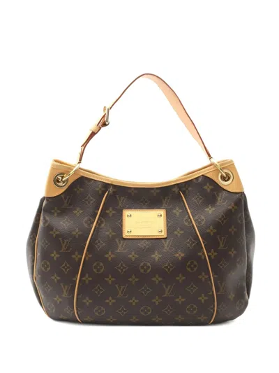Pre-owned Louis Vuitton 2008 Galliera Pm Monogram Canvas Shoulder Bag In Brown