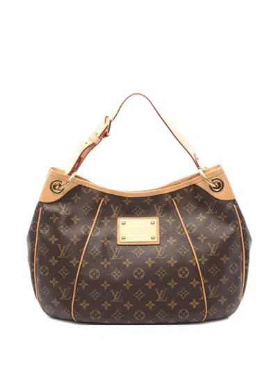 Pre-owned Louis Vuitton 2008 Galliera Pm Monogram Shoulder Bag In Brown