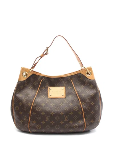 Pre-owned Louis Vuitton 2008 Galliera Pm Shoulder Bag In Brown