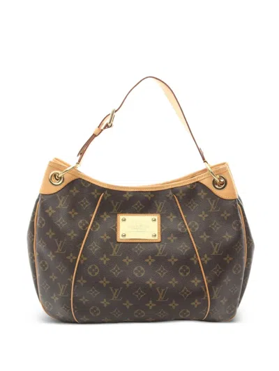 Pre-owned Louis Vuitton 2008 Galliera Pm Shoulder Bag In Brown