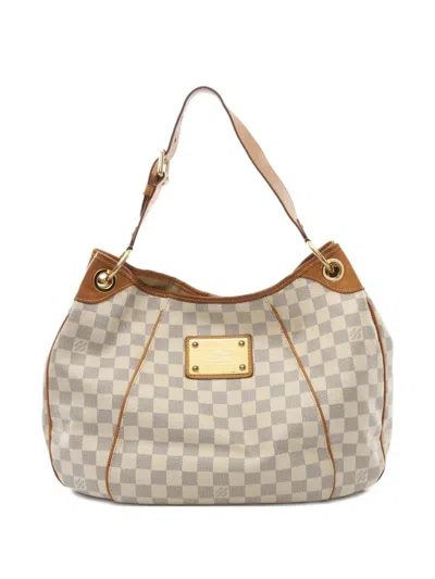 Pre-owned Louis Vuitton 2008 Galliera Pm Shoulder Bag In White