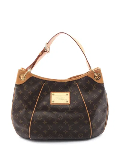 Pre-owned Louis Vuitton 2008 Galliera Pm Shoulder Bag In Brown