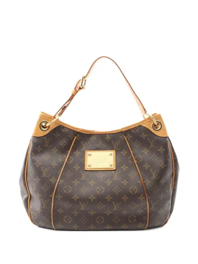Pre-owned Louis Vuitton 2008 Galliera Pm Shoulder Bag In Brown