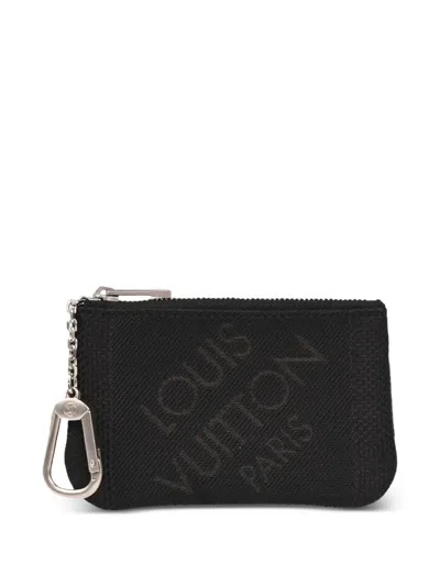 Pre-owned Louis Vuitton 2008 Geant Pochette Wallet In Black