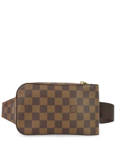 Pre-owned Louis Vuitton 2008 Geronimos Belt Bag In Brown