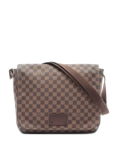 Louis Vuitton 2008 Gm Brooklyn Damier Ébène Crossbody Bag In Brown