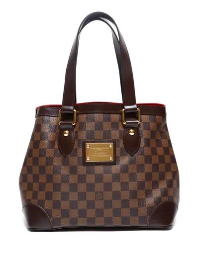 Pre-owned Louis Vuitton 2008 Hampstead Pm Handbag In Brown