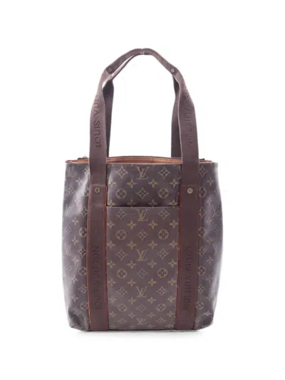 Louis Vuitton 2008 Hippo Bobur Monogram-canvas Tote Bag In Brown