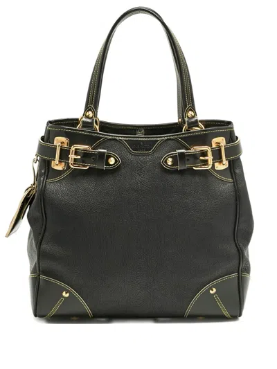 Pre-owned Louis Vuitton 2008 Le Majestueux Leather Tote Bag In Black