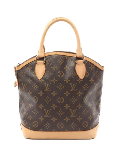 Pre-owned Louis Vuitton 2008 Lockit Handbag In Brown