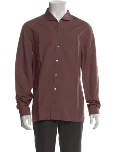 Pre-owned Louis Vuitton 2008 Lv Monogram Shirt In Brown