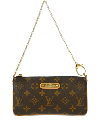 Pre-owned Louis Vuitton 2008 Milla Mm Handbag In Brown