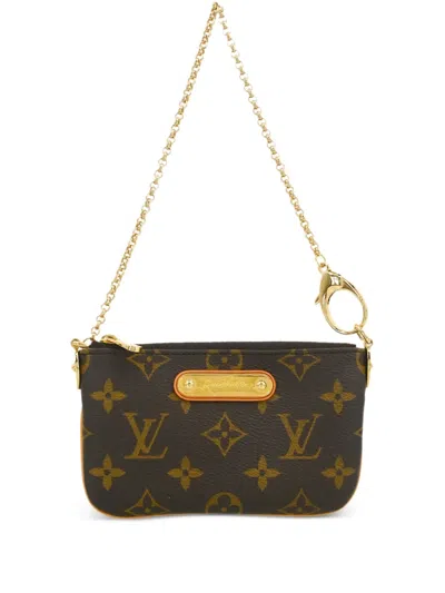 Pre-owned Louis Vuitton 2008 Milla Pm Shoulder Bag In Brown