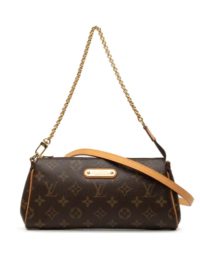 Pre-owned Louis Vuitton 2008 Monogram Eva Satchel In Brown