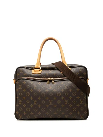 Pre-owned Louis Vuitton 2008 Monogram Icare Business Bag In Brown