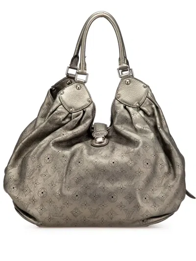 Pre-owned Louis Vuitton 2008 Monogram Mahina Xl Hobo Bag
