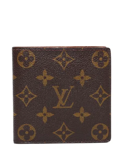 Pre-owned Louis Vuitton 2008 Monogram Marco Wallet In Brown
