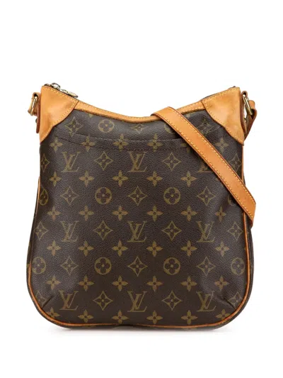 Pre-owned Louis Vuitton 2008 Monogram Odeon Pm Crossbody Bag In Brown