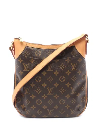 Pre-owned Louis Vuitton 2008 Monogram Odeon Pm Crossbody Bag In Brown