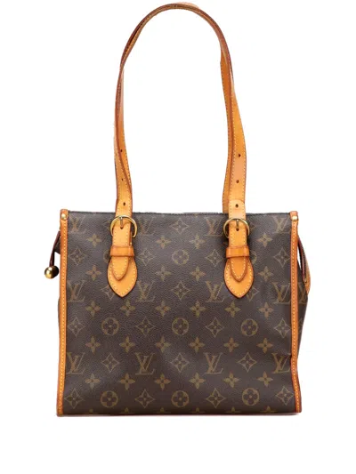 Pre-owned Louis Vuitton 2008 Monogram Popincourt Haut Shoulder Bag In Brown