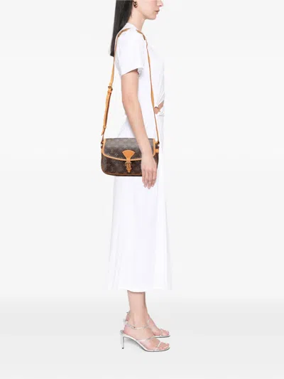 Pre-owned Louis Vuitton 2008 Monogram Sologne Crossbody Bag In Brown