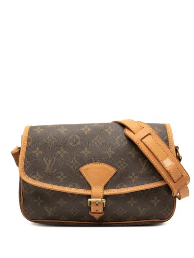 Pre-owned Louis Vuitton 2008 Monogram Sologne Crossbody Bag In Brown