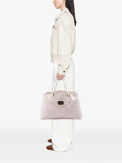 Pre-owned Louis Vuitton 2008 Monogram Tahitienne Cabas Gm Tote Bag In Pink