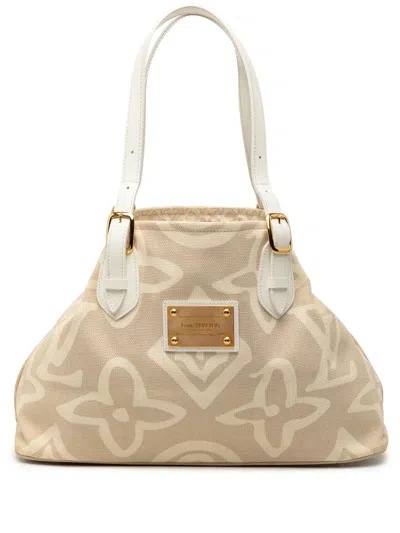 Pre-owned Louis Vuitton 2008 Monogram Tahitienne Cabas Pm Tote Bag In Brown