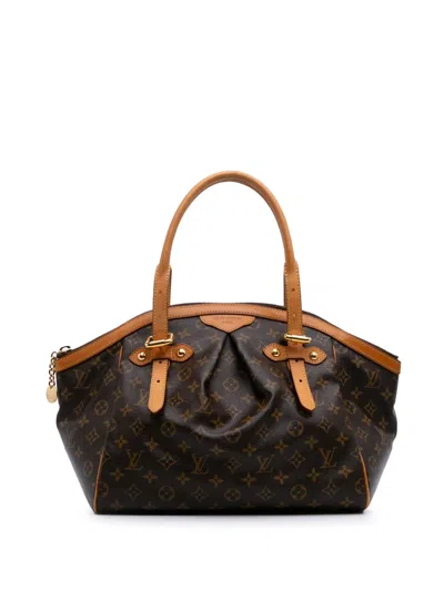 Pre-owned Louis Vuitton 2008 Monogram Tivoli Gm Shoulder Bag In Brown