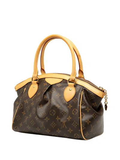 Pre-owned Louis Vuitton 2008 Monogram Tivoli Pm Handbag In Brown