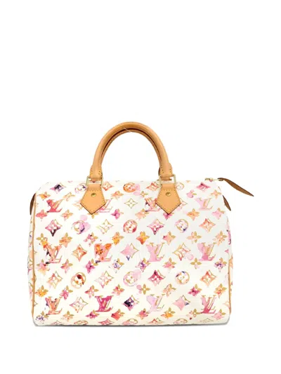 Pre-owned Louis Vuitton 2008 Monogram Watercolor Speedy 30 Handbag