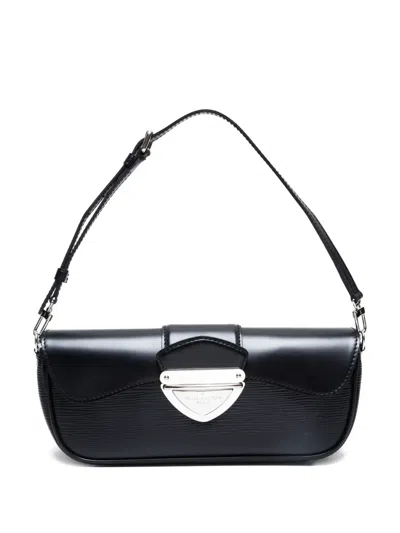 Pre-owned Louis Vuitton 2008 Montaigne Shoulder Bag In Black