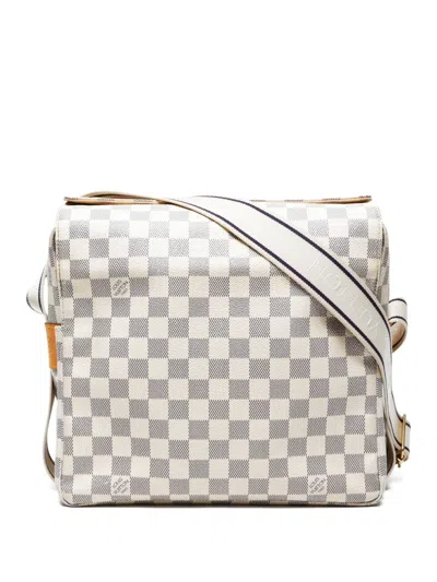 Pre-owned Louis Vuitton 2008 Naviglio Crossbody Bag In White